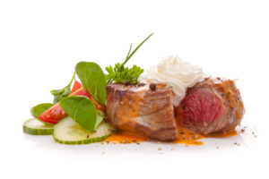 Bewusst ernähren: Steak, verfeinert mit Crème légère